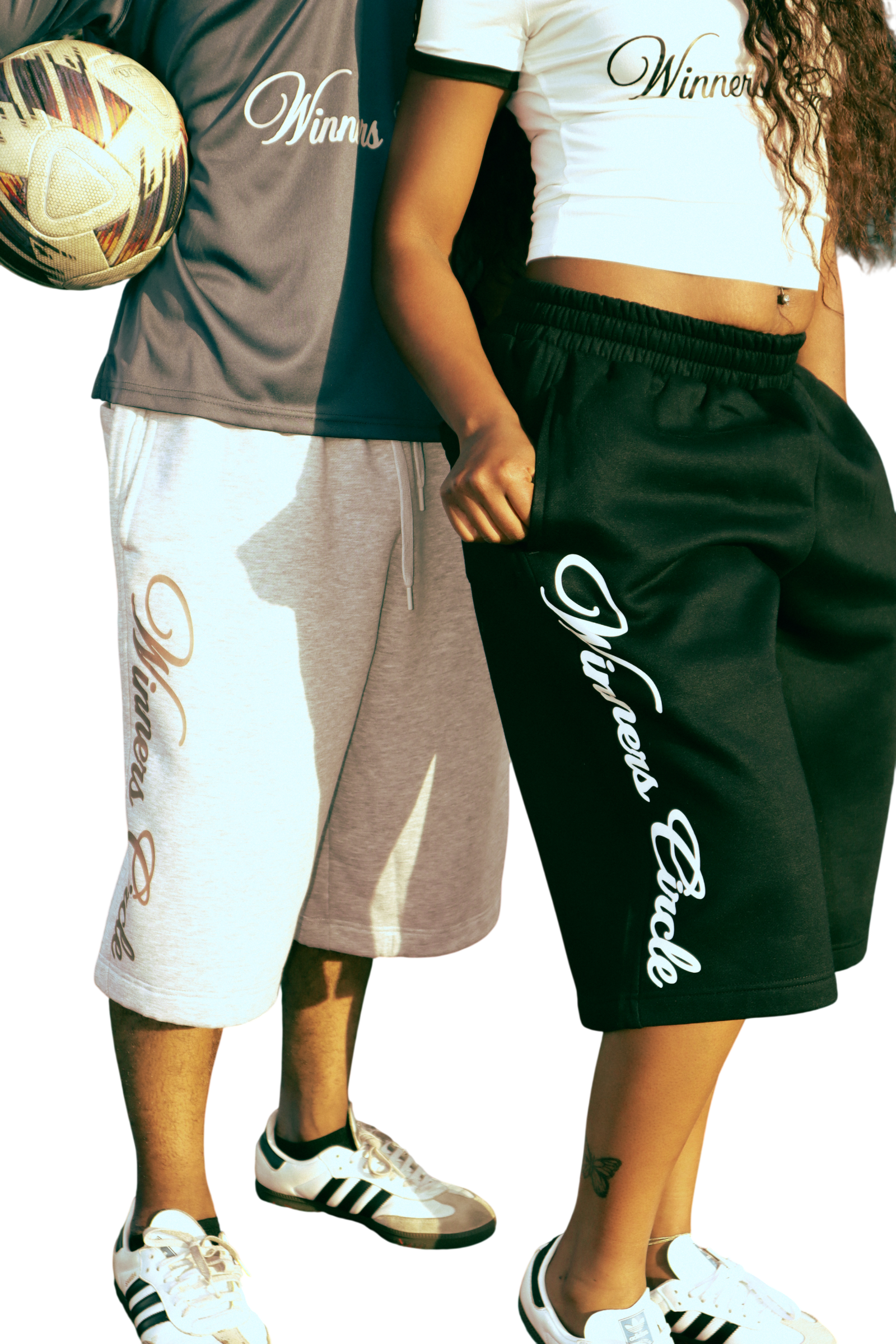 Black Script 3/4 Joggers
